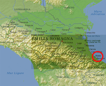 Karte Emilia Romagna