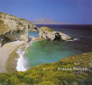 Der Strand für eine Abschlussfahrt nach Griechenland